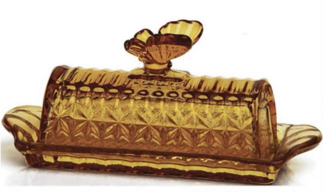 Butterfly Butter Dish