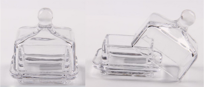 Small Square Covered Butter Dish