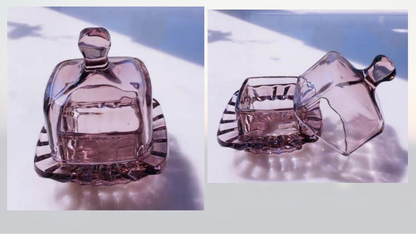 Small Square Covered Butter Dish