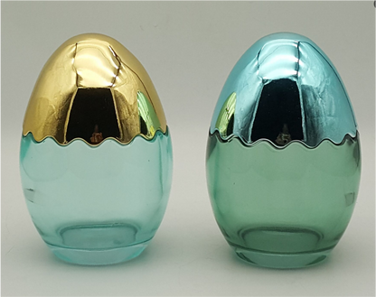 Glass Easter Egg Jar