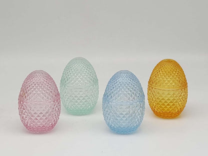 Glass Easter Egg Jar