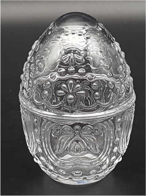 Glass Easter Egg Jar