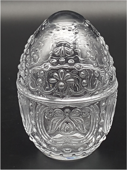 Glass Easter Egg Jar