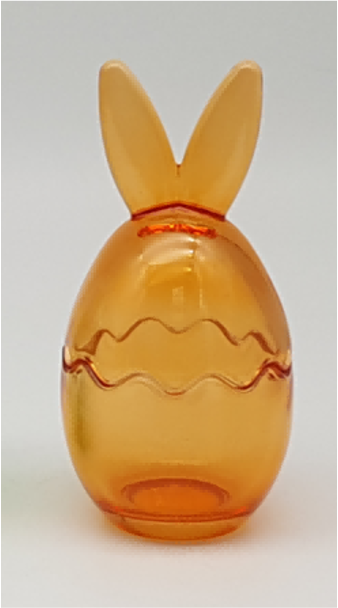 Glass Bunny Egg Jar with Lid