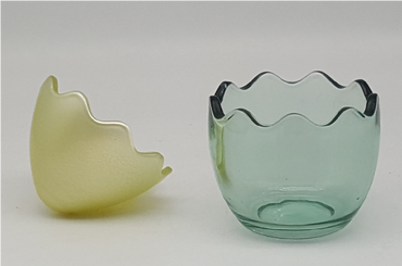 Glass Easter Egg Jar