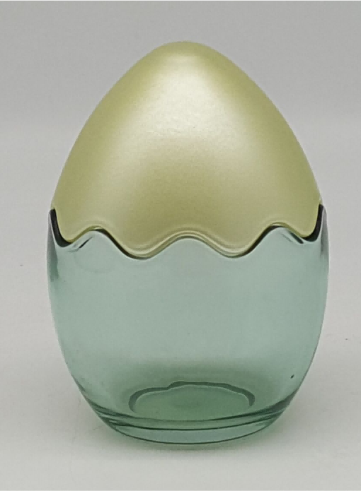 Glass Easter Egg Jar