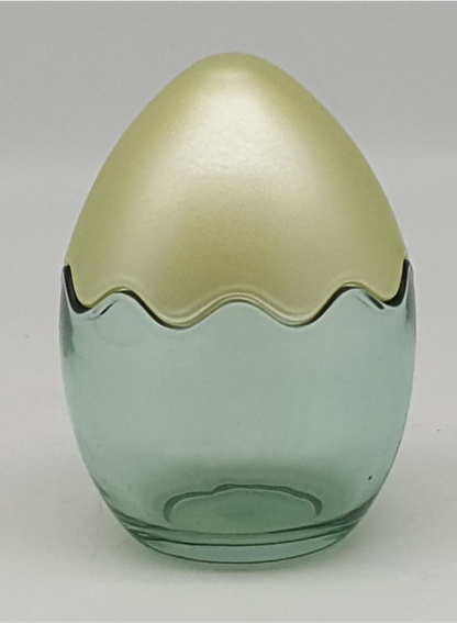 Glass Easter Egg Jar