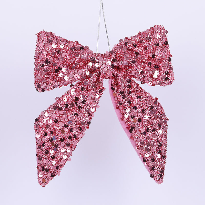 Christmas Bow Hanging Ornament