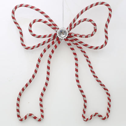 Christmas Bow Hanging Ornament