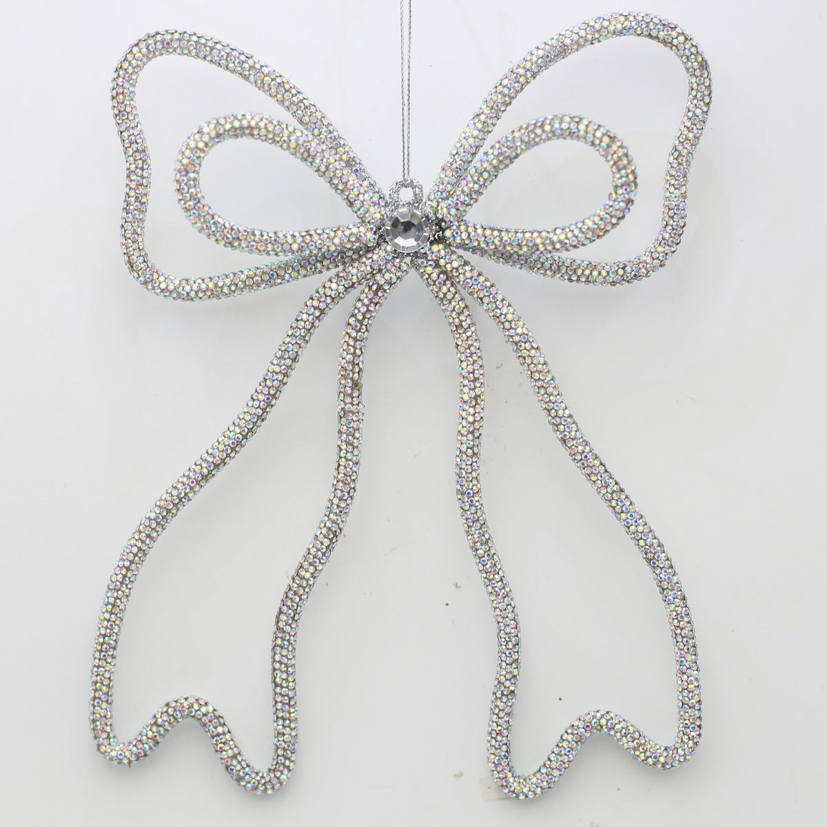 Christmas Bow Hanging Ornament