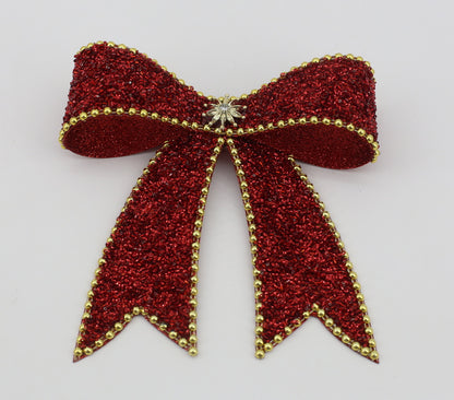 Christmas Bow Hanging Ornament