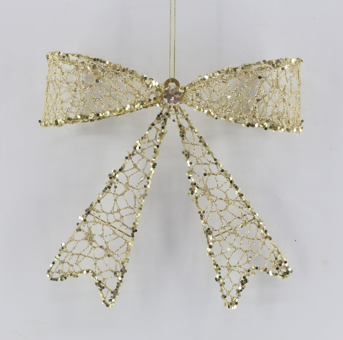Christmas Bow Hanging Ornament