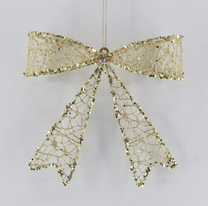 Christmas Bow Hanging Ornament