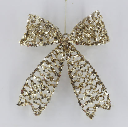 Christmas Bow Hanging Ornament
