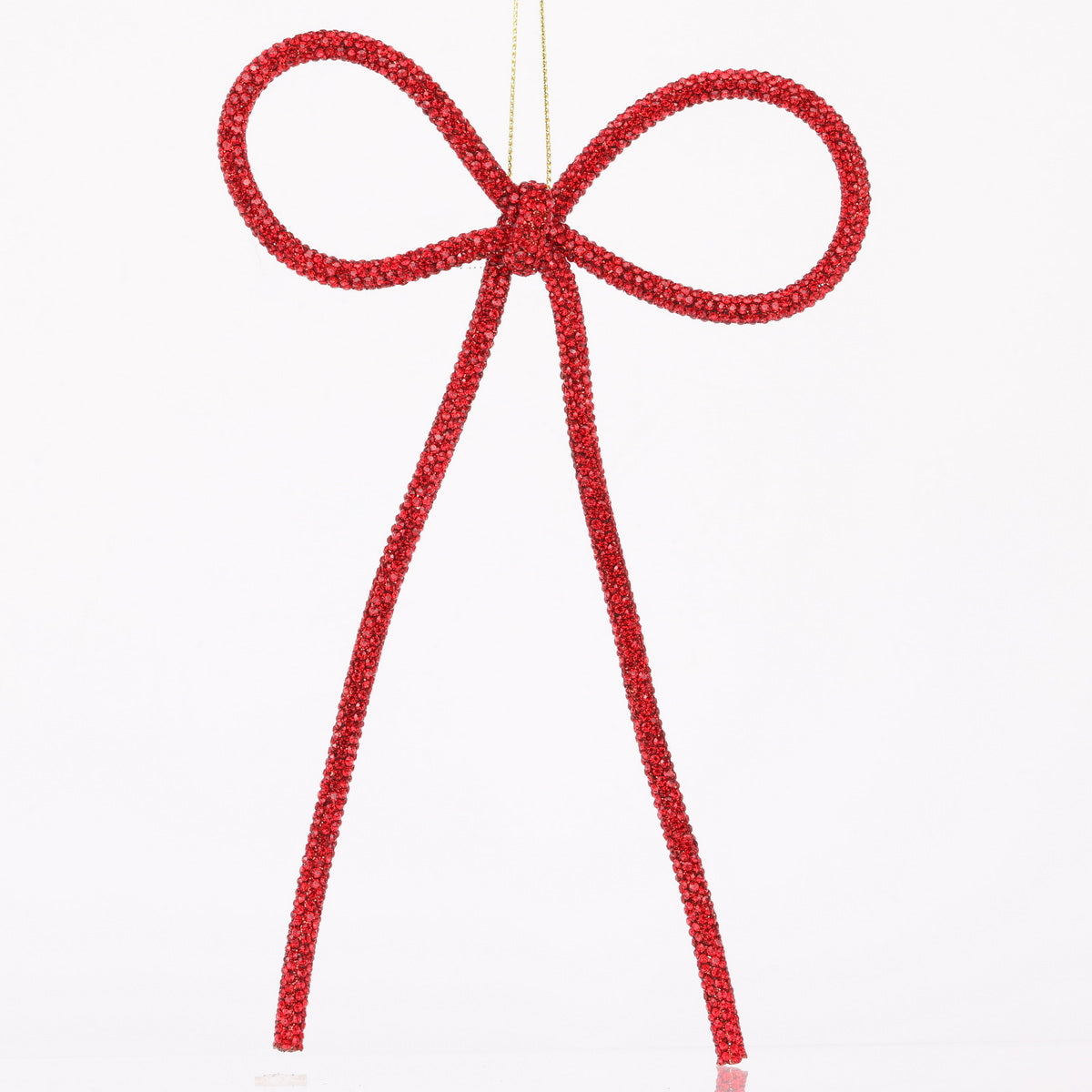 Christmas Bow Hanging Ornament