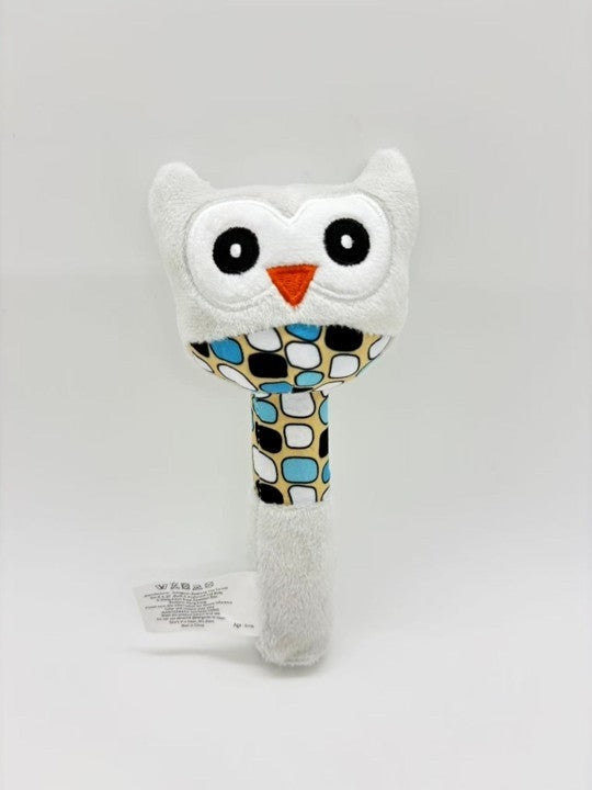 Hand Rattle - Owl