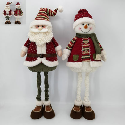 Red and Green Themed Christmas Plush Decor