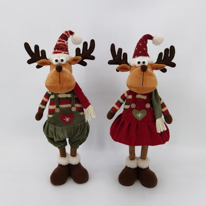 Red and Green Themed Christmas Plush Decor