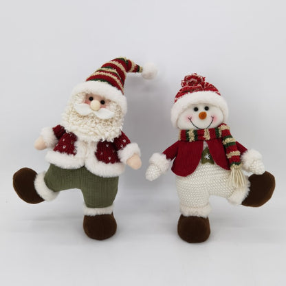 Red and Green Themed Christmas Plush Decor