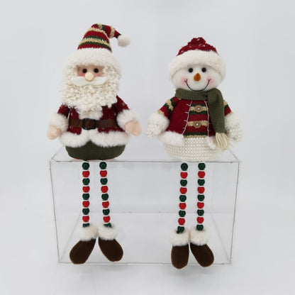 Red and Green Themed Christmas Plush Decor