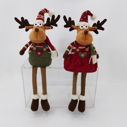 Red and Green Themed Christmas Plush Decor