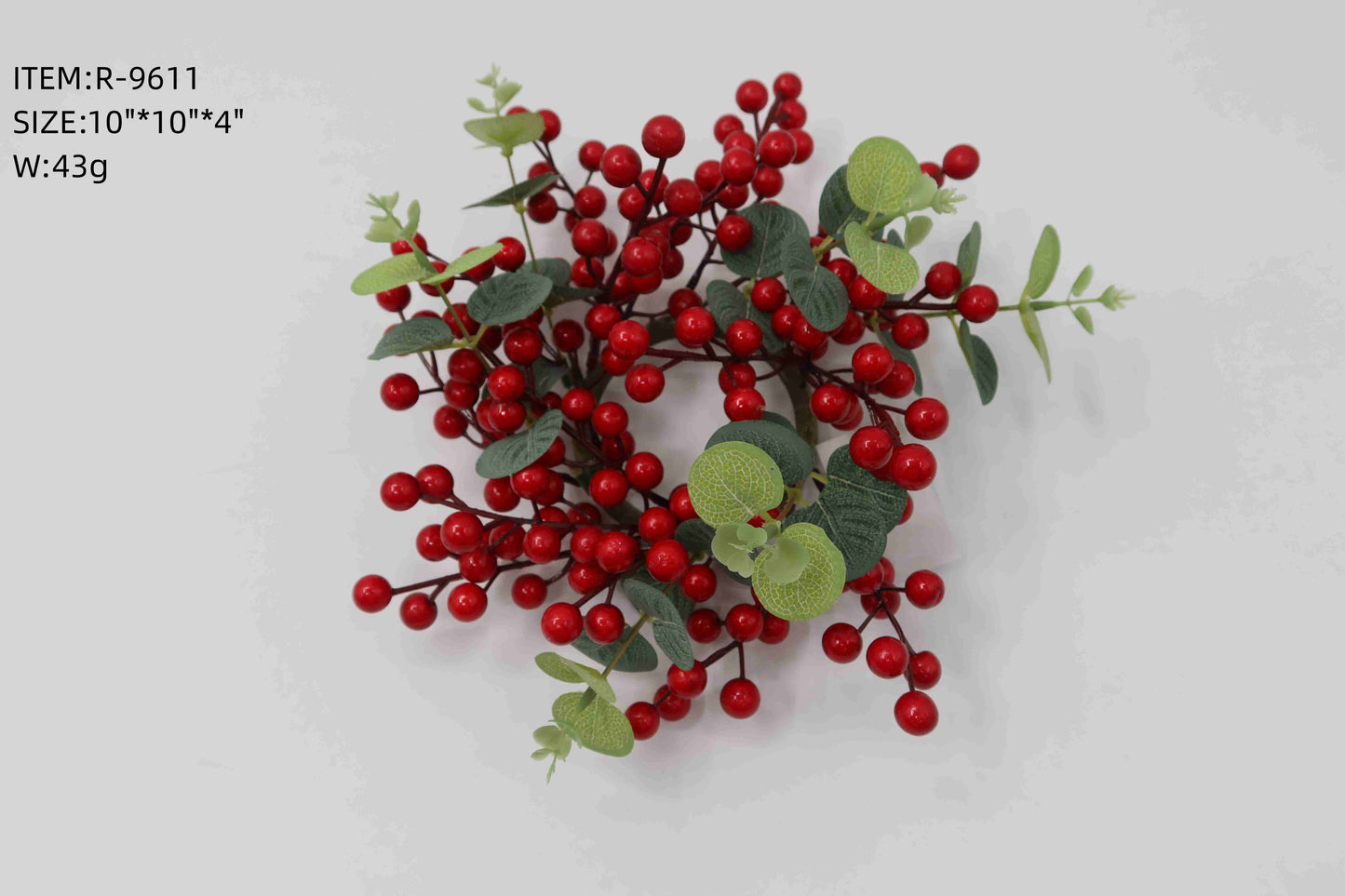 Artificial Red Berry Wreath