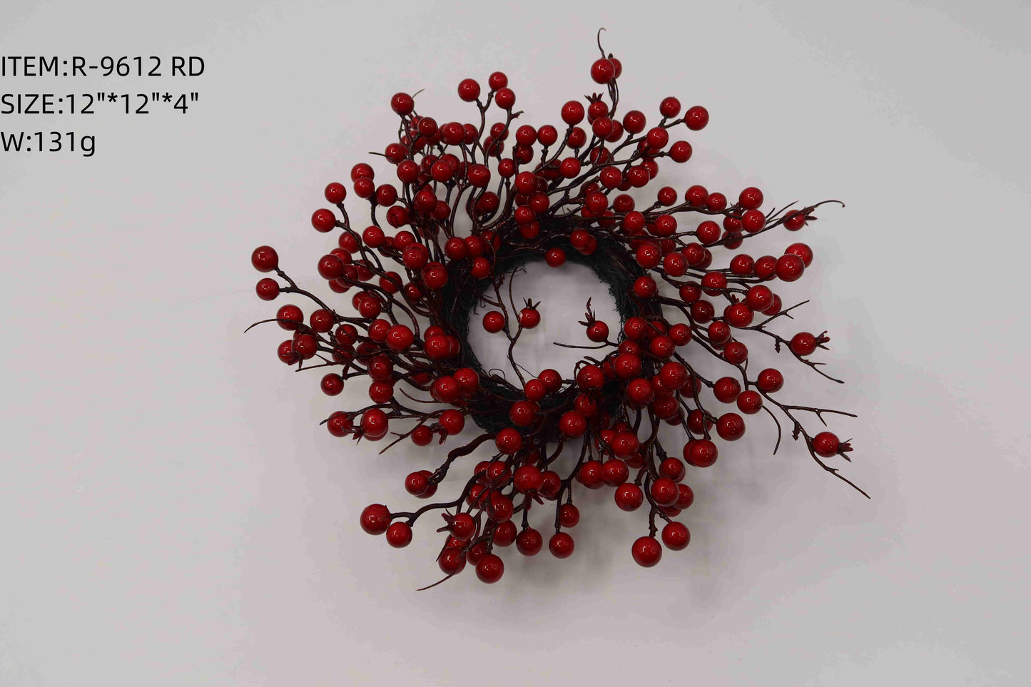 Artificial Red Berry Wreath