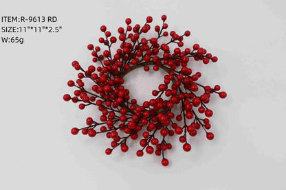 Artificial Red Berry Wreath