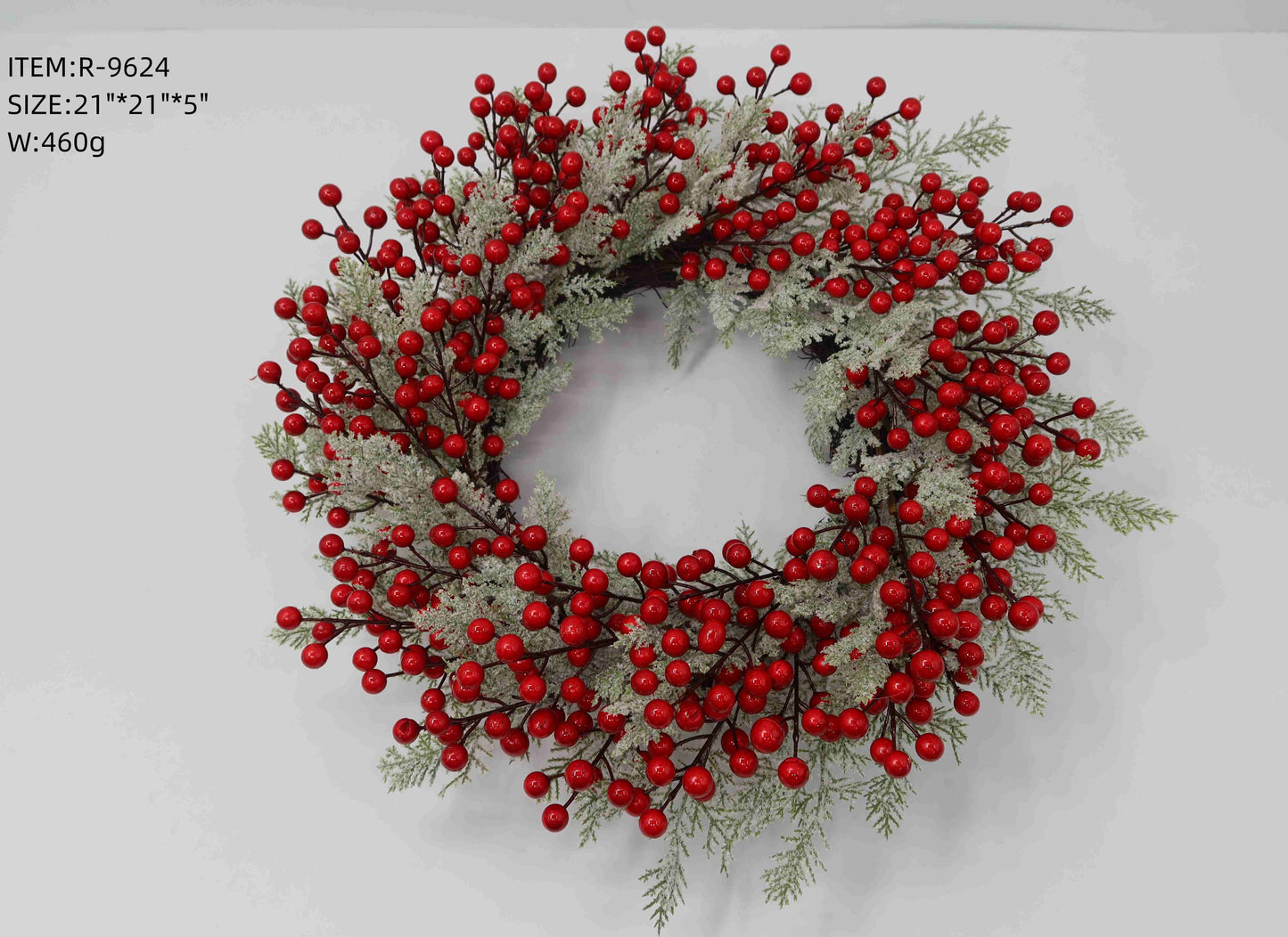 Artificial Red Berry Wreath