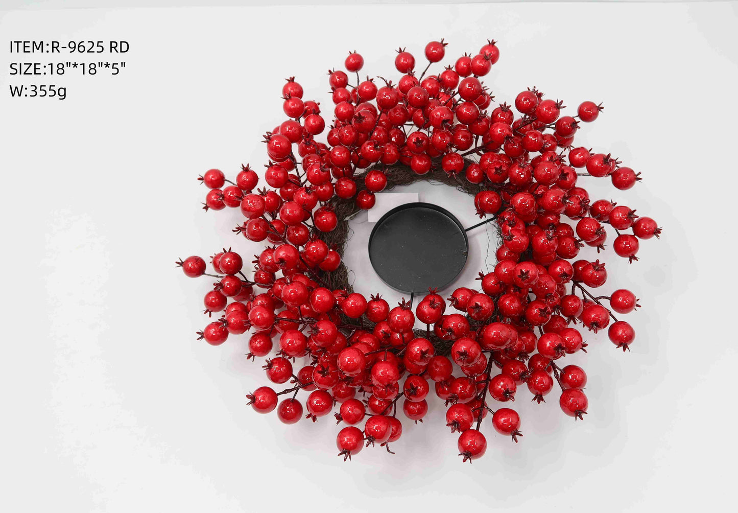 Artificial Red Berry Wreath