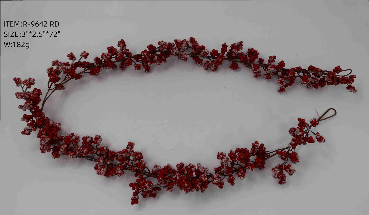 Artificial Red Berry Garland