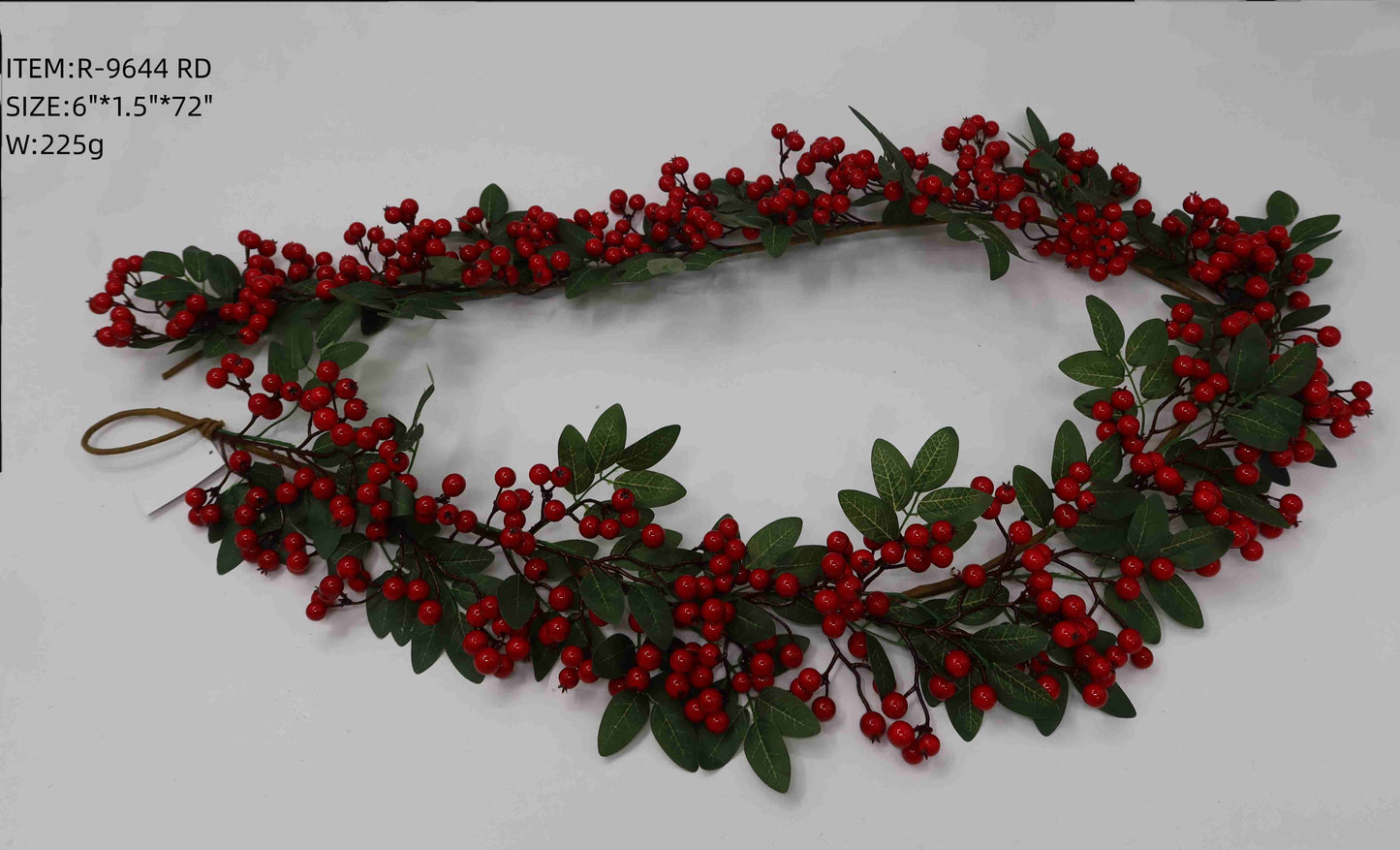 Artificial Red Berry Garland