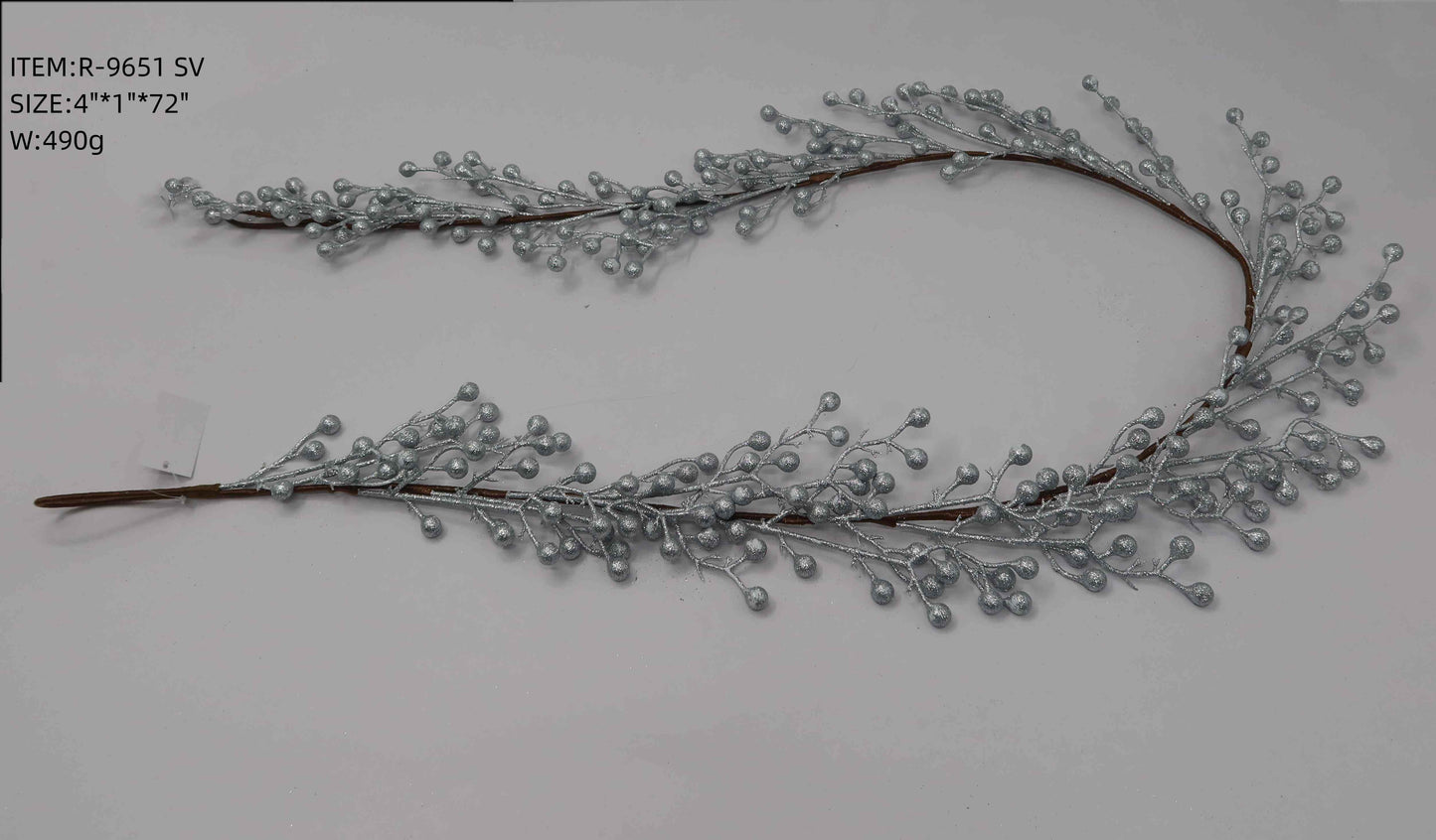 Artificial Sparkly Berry Garland