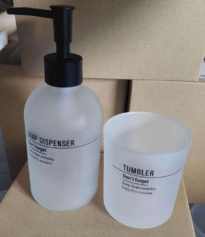 Glass Soap Dispenser