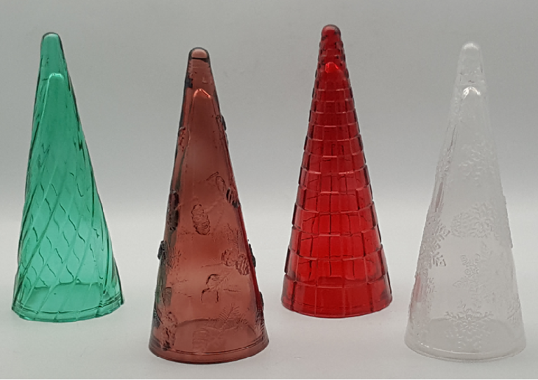 Glass Christmas Tree with LED Lights