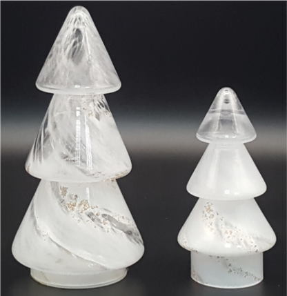 Glass Christmas Tree with LED Lights