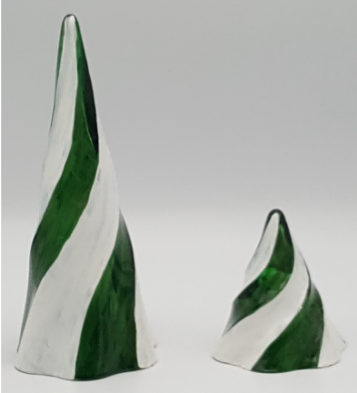 Glass Christmas Tree with LED Lights