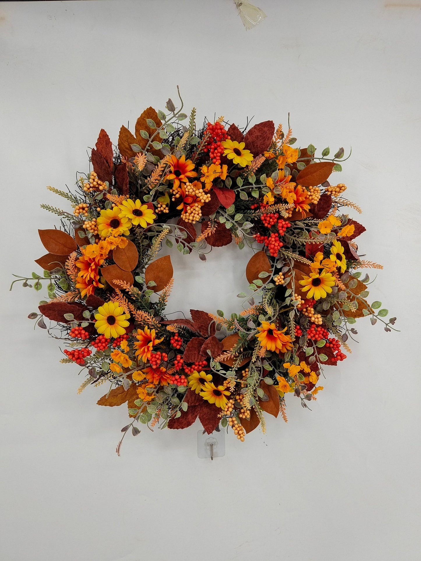 Autumn Harvest Hydrangea Wreath