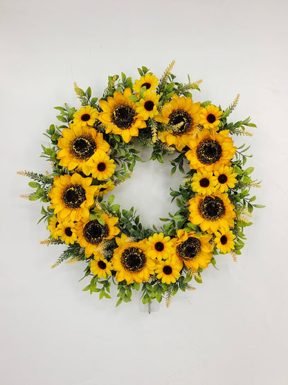 Autumn Harvest Hydrangea Wreath