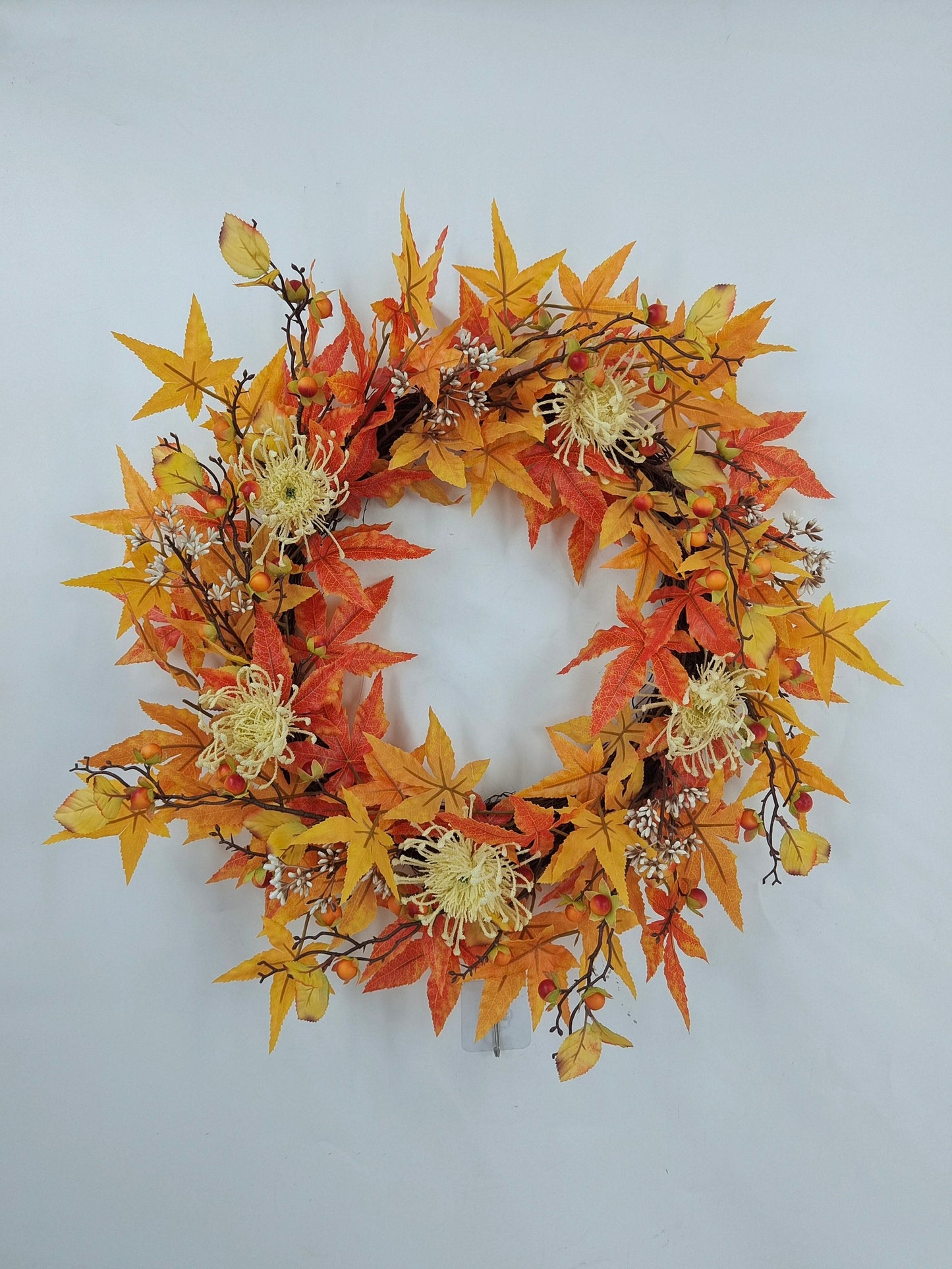 Autumn Harvest Hydrangea Wreath