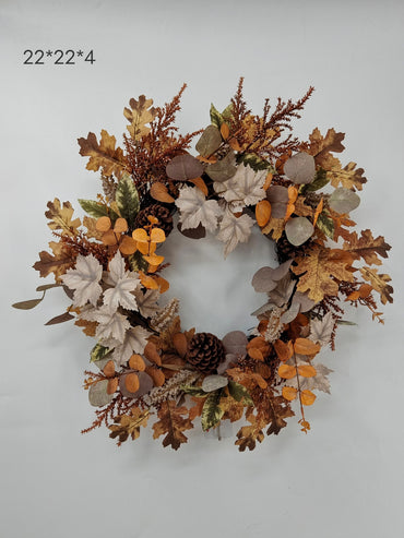 Autumn Harvest Hydrangea Wreath