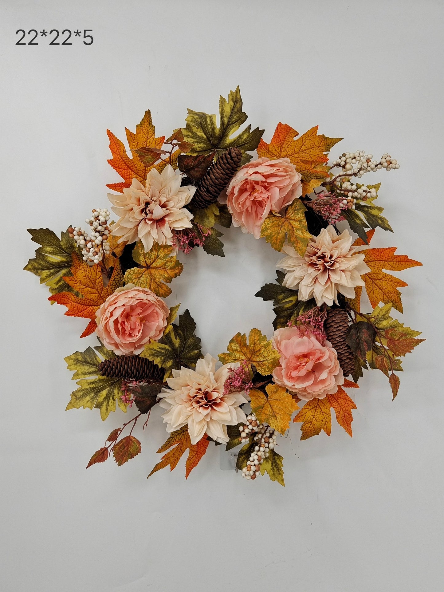 Autumn Harvest Hydrangea Wreath