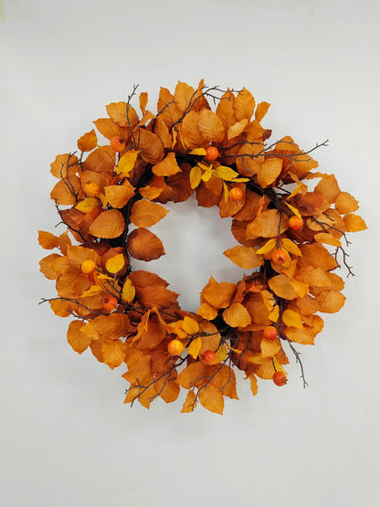 Autumn Harvest Hydrangea Wreath