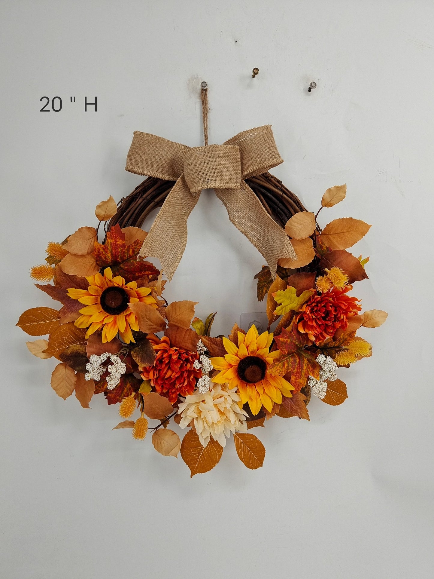 Autumn Harvest Hydrangea Wreath