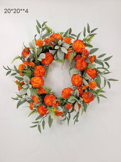 Autumn Harvest Hydrangea Wreath