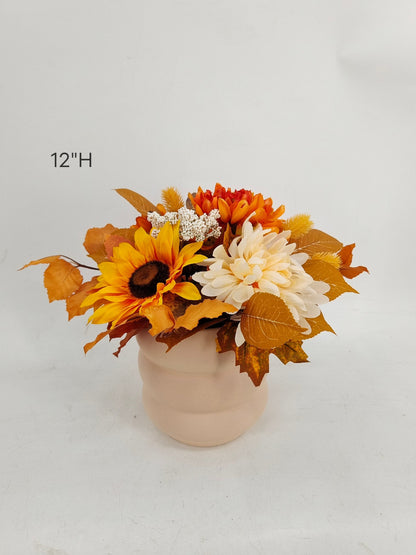 Artificial Autumn Flower Centerpiece