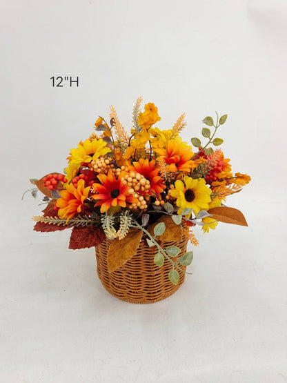 Artificial Autumn Flower Centerpiece