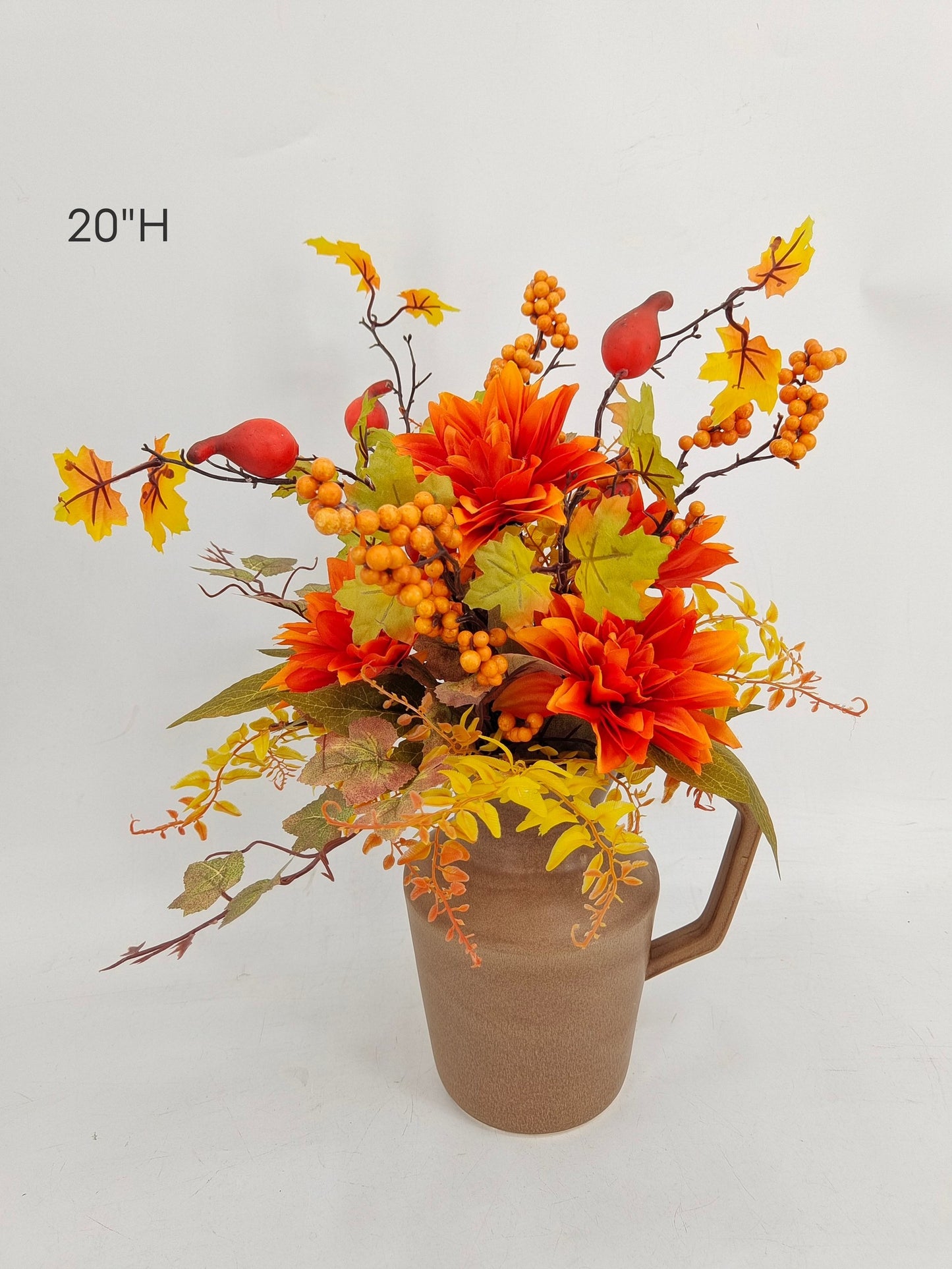 Artificial Autumn Flower Centerpiece