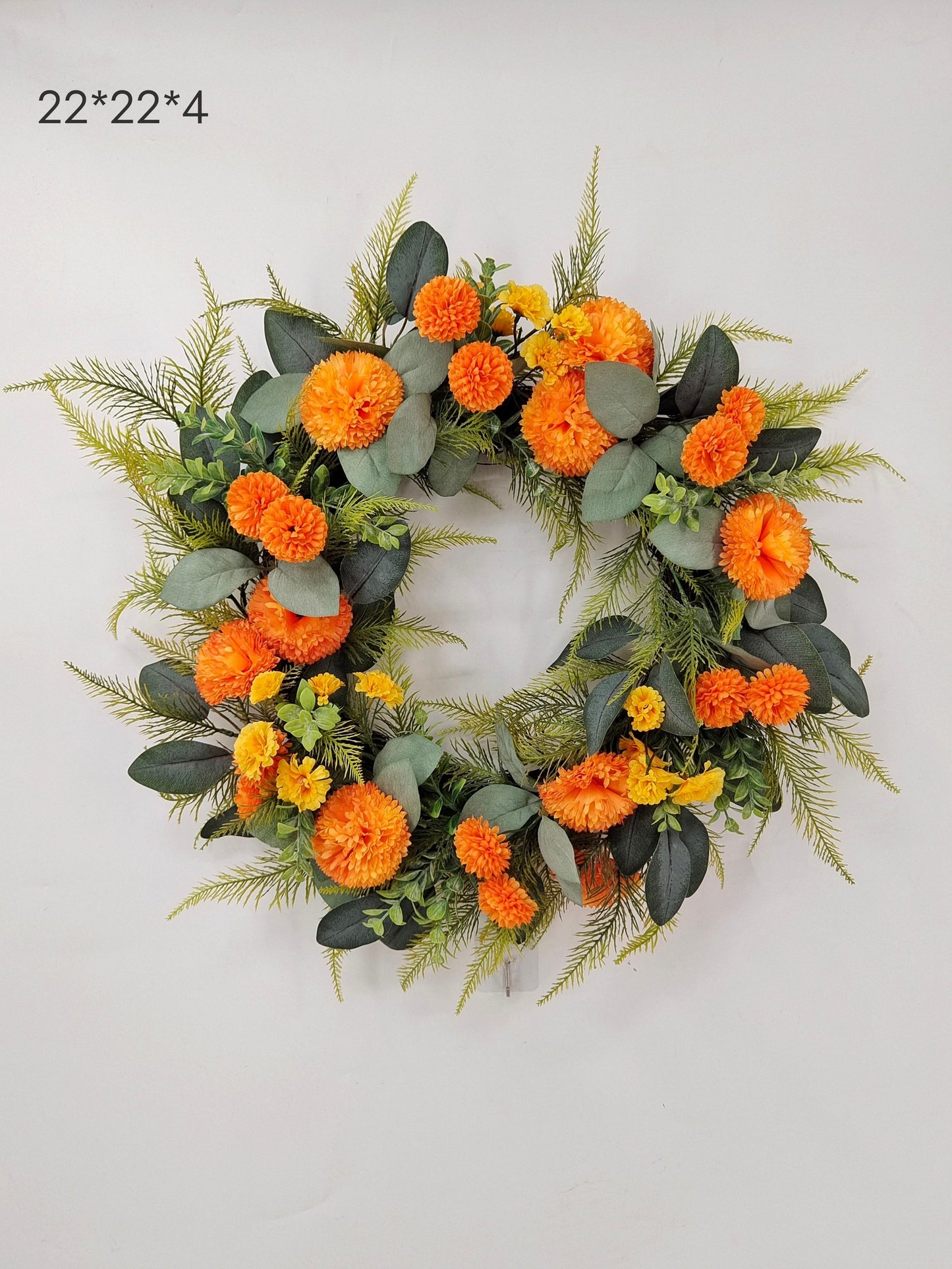 Autumn Harvest Hydrangea Wreath