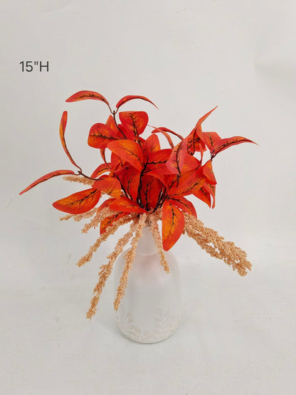 Artificial Autumn Flower Centerpiece